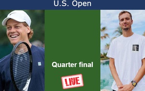 Link xem trực tiếp Sinner vs Medvedev (07h30 hôm nay), tứ kết US Open 2024