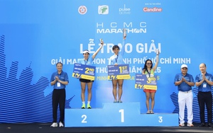 Những bước chân chiến thắng chinh phục giải marathon TP.HCM 2025