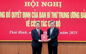 Ông Nguyễn Mạnh Hùng giữ chức Phó Bí thư Tỉnh ủy Thái Bình
