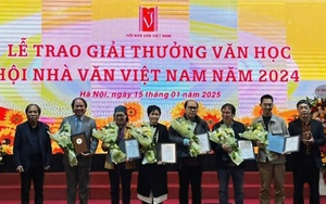 Giải thưởng Hội Nhà văn Việt Nam 2024: Thơ "lên ngôi", văn học dịch tiếp tục bỏ trống