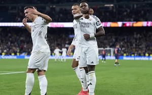 Real Madrid thắng kịch tính trong ngày Mbappe và Vinicius cùng nhau tỏa sáng