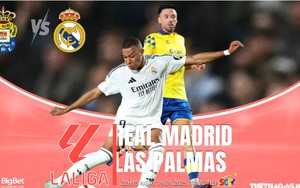 Nhận định, soi tỷ lệ Real Madrid vs Las Palmas 22h15 hôm nay 19/1, La Liga vòng 20