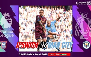 Nhận định, soi tỷ lệ Ipswich Town vs Manchester City 23h30 ngày 19/1, Ngoại hạng Anh