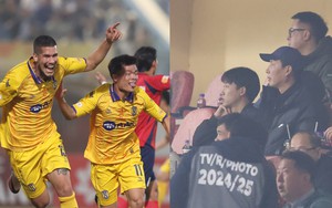 Quay lại Việt Nam, HLV Kim Sang Sik chứng kiến Filip Nguyễn thủng lưới, CAHN chơi hơn người nhưng không thắng SLNA