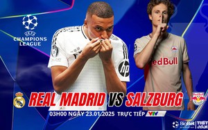 Nhận định, soi tỷ lệ Real Madrid vs Salzburg 03h00 ngày 23/01, UEFA Champions League