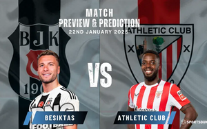 Nhận định, soi tỷ lệ Besiktas vs Athletic Bilbao 23h30 ngày 22/1, Cúp C2 châu Âu