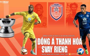 Nhận định, soi tỷ lệ Thanh Hóa vs Svay Rieng 18h00 ngày 22/1, vòng bảng giải các CLB ASEAN