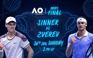 Link xem trực tiếp Sinner vs Zverev 15h30 hôm nay, CK đơn nam Úc mở rộng 2025