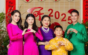 Trương Ngọc Ánh hạnh phúc bên đại gia đình đón Tết Ất Tỵ 2025