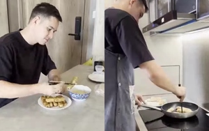 Thủ môn Filip Nguyễn trổ tài làm món ăn Việt Nam dịp Tết Nguyên Đán, được CĐV khen ngợi