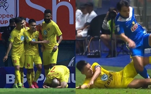 Sau AFF Cup, Doãn Ngọc Tân hết ghi bàn đẹp mắt rồi lại truy cản ‘Messi Thái’ làm CĐV xứ chùa vàng phát sốt