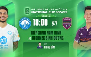 Lịch thi đấu bóng đá hôm nay 9/1: Trực tiếp Nam Định vs Bình Dương, Real Madrid vs Mallorca