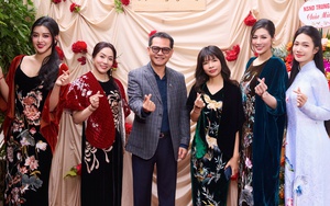NTK Ngọc Lan giới thiệu BST áo dài Tết "An Xuân" thêu tay thủ công