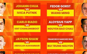 Xác định các cặp đấu của giải billiards được chờ đợi nhất tại Hà Nội