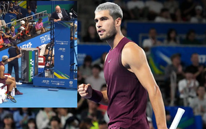 Alcaraz ‘bức xúc’ với trọng tài dù vô địch giải Japan Open 2025
