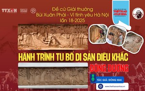 Đề cử Giải thưởng Bùi Xuân Phái - Vì tình yêu Hà Nội lần 18-2025: Hành trình tu bổ di sản điêu khắc Đông Dương