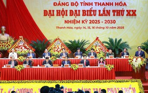 Thủ tướng dự Đại hội đại biểu Đảng bộ tỉnh Thanh Hoá lần thứ XX