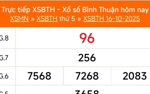 XSBTH 16/10 - Kết quả xổ số Bình Thuận hôm nay 16/10/2025 - Trực tiếp XSBTH ngày 16 tháng 10