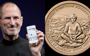 "Cha đẻ" iPhone Steve Jobs được vinh danh trên đồng xu kỷ niệm 1 USD