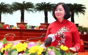 Đồng chí Bùi Thị Minh Hoài tiếp tục được bầu làm Bí thư Thành ủy Hà Nội khóa XVIII