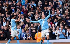 Haaland lập cú đúp, Man City lại nối dài mạch chiến thắng