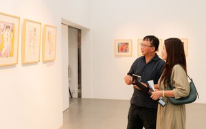 Ấn tượng triển lãm Men tình của Nguyễn Tuấn Cường