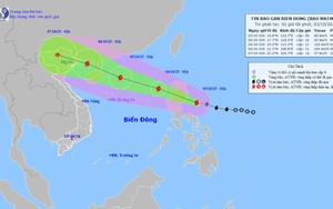 Dự báo thời tiết ngày 3/10: Bão MATMO ở phía Đông đảo Lu-dông và di chuyển theo hướng Tây Tây Bắc