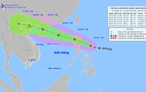 Dự báo, ngày 4/10, bão đi vào Biển Đông và có khả năng mạnh thêm