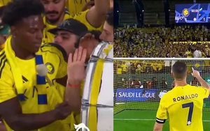 Ronaldo dạy IShowSpeed cách ăn mừng 