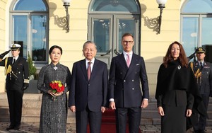 Lễ đón Tổng Bí thư Tô Lâm và Phu nhân thăm chính thức Cộng hòa Phần Lan