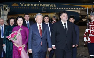 Tổng Bí thư Tô Lâm và Phu nhân bắt đầu chuyến thăm chính thức Bulgaria