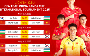 Lịch thi đấu bóng đá U23 Việt Nam tại giải quốc tế tại Trung Quốc - Panda Cup 2025