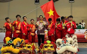 Đội tuyển lân sư rồng Việt Nam giành 2 HCV giải vô địch châu Á