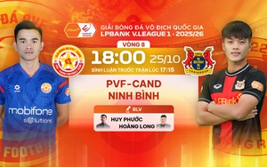 Lịch thi đấu bóng đá hôm nay 25/10: Ninh Bình tiếp tục 'độc cô cầu bại'?