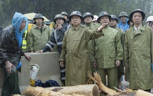 Phó Thủ tướng Trần Hồng Hà kiểm tra trên tuyến cao tốc La Sơn - Hòa Liên