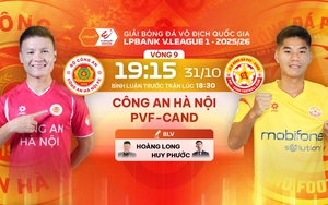 Link xem trực tiếp bóng đá CAHN vs PVF-CAND 19h15 hôm nay 31/10, V-League vòng 9