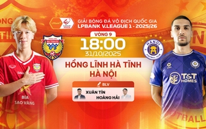 Link xem trực tiếp bóng đá Hà Tĩnh vs Hà Nội 18h hôm nay 31/10, V-League vòng 9