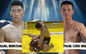 Đánh bại đối thủ Trung Quốc chỉ sau hơn 2 phút, độc cô cầu bại Việt Nam vô địch giải MMA thế giới