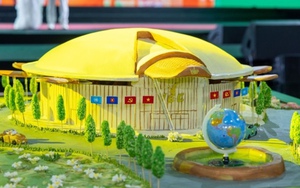 Chiêm ngưỡng tranh xôi hoa đậu kỷ lục: Khi hạt nếp hóa thành kiến trúc