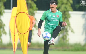 Thủ môn Việt kiều Patrik Lê Giang có thể khoác áo đội tuyển Việt Nam ở trận tái đấu Malaysia