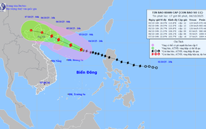 Dự báo bão số 11 ảnh hưởng Hà Nội, gây mưa vừa đến mưa to