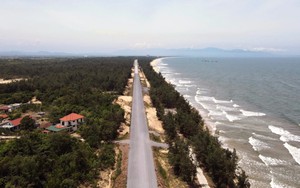 Hình ảnh tuyến đường ven biển hơn 5.200 tỉ đồng ở Quảng Trị