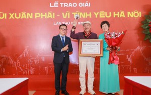 "Dư âm" Giải Bùi Xuân Phái - Vì tình yêu Hà Nội 2025: Hà Nội đón "chàng lãng tử du ca" Trần Tiến