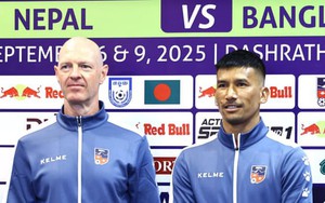 Báo Anh dẫn lời HLV Nepal trước trận gặp ĐT Việt Nam: 'Chỉ cần 1 điểm cũng tốt lắm rồi'