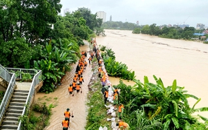 Thái Nguyên: Lũ đặc biệt lớn trên sông Cầu, có thể vượt mực nước lũ lịch sử năm 2024