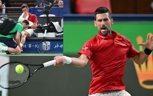 Djokovic đau gót chân vẫn thể hiện bản lĩnh đúng lúc để vào tứ kết Thượng Hải Masters 2025