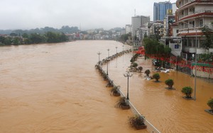 Lũ trên các sông tại Cao Bằng đang lên rất nhanh