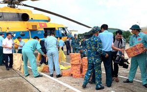 Quân đội điều động lực lượng không quân bay cứu trợ khẩn cấp tại Lạng Sơn