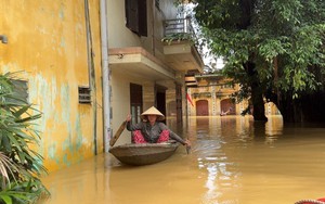 Phường Vân Hà, Bắc Ninh ngập sâu trong nước lũ