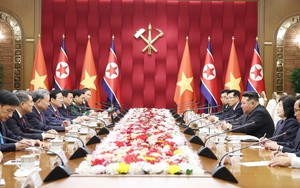 Tổng Bí thư Tô Lâm hội đàm với Tổng Bí thư, Chủ tịch Quốc vụ CHDCND Triều Tiên Kim Jong Un